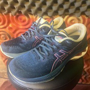 Asics Women Gel Kayano 27 Running Shoes 1012A649  Size 9.5 Sneakers Blue